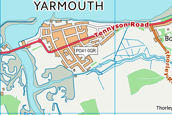 PO41 0QR map - OS VectorMap District (Ordnance Survey)