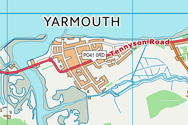 PO41 0RD map - OS VectorMap District (Ordnance Survey)