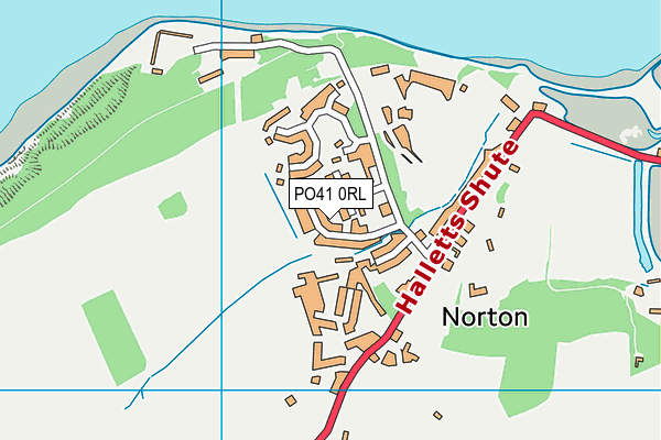 PO41 0RL map - OS VectorMap District (Ordnance Survey)