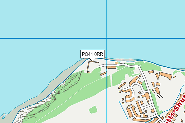 PO41 0RR map - OS VectorMap District (Ordnance Survey)