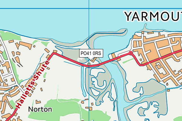 PO41 0RS map - OS VectorMap District (Ordnance Survey)