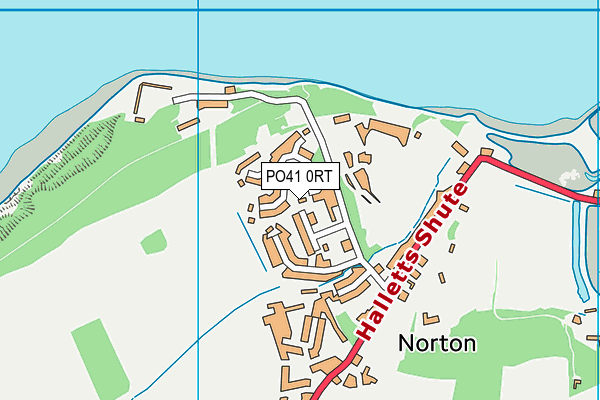 PO41 0RT map - OS VectorMap District (Ordnance Survey)