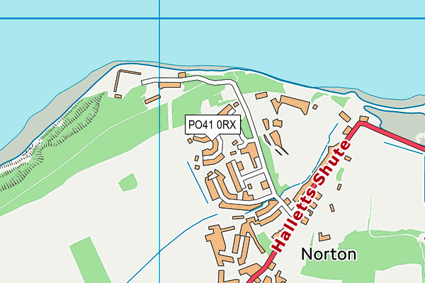 PO41 0RX map - OS VectorMap District (Ordnance Survey)