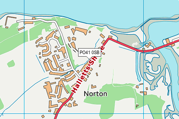 PO41 0SB map - OS VectorMap District (Ordnance Survey)