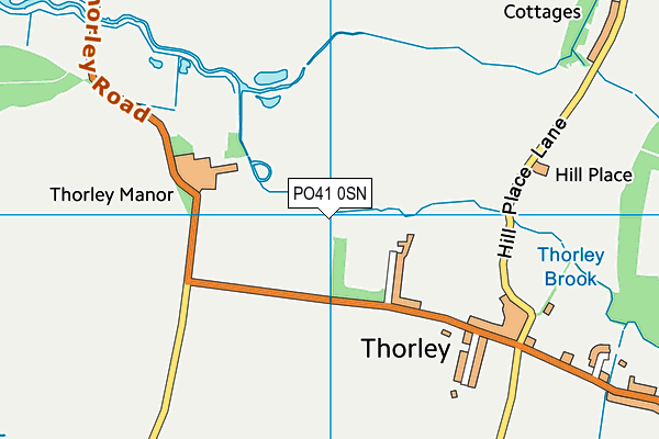 PO41 0SN map - OS VectorMap District (Ordnance Survey)