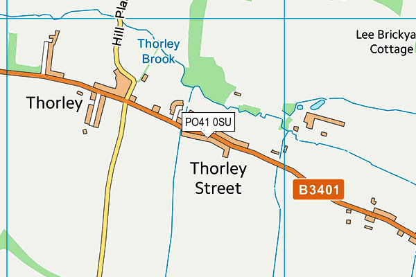 PO41 0SU map - OS VectorMap District (Ordnance Survey)