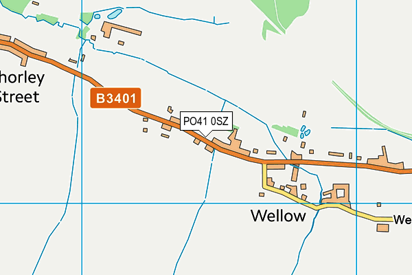 PO41 0SZ map - OS VectorMap District (Ordnance Survey)