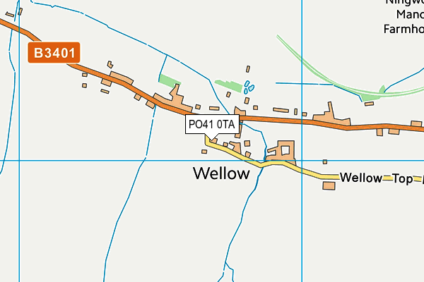 PO41 0TA map - OS VectorMap District (Ordnance Survey)