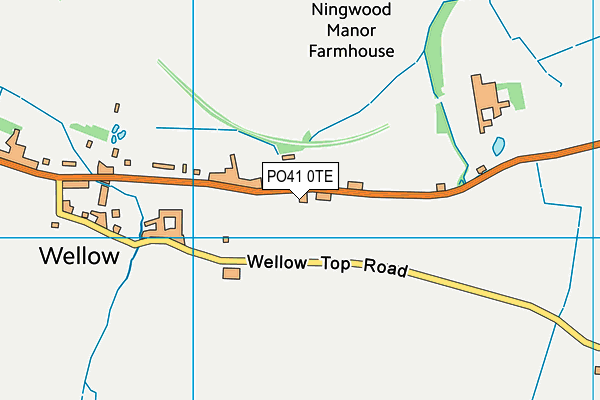 PO41 0TE map - OS VectorMap District (Ordnance Survey)