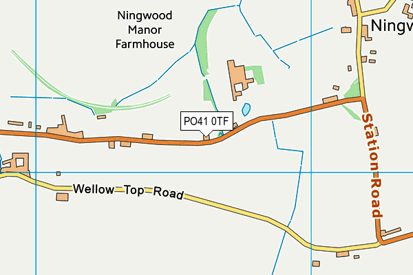 PO41 0TF map - OS VectorMap District (Ordnance Survey)