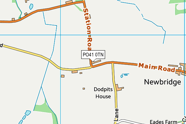 PO41 0TN map - OS VectorMap District (Ordnance Survey)