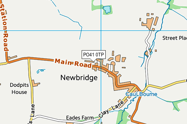 PO41 0TP map - OS VectorMap District (Ordnance Survey)