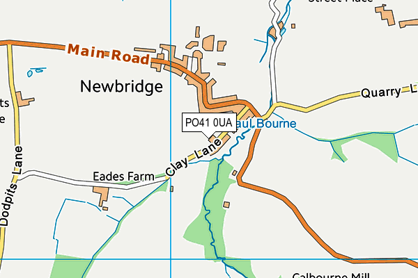 PO41 0UA map - OS VectorMap District (Ordnance Survey)