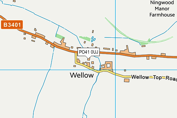 PO41 0UJ map - OS VectorMap District (Ordnance Survey)