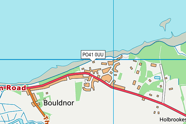 PO41 0UU map - OS VectorMap District (Ordnance Survey)