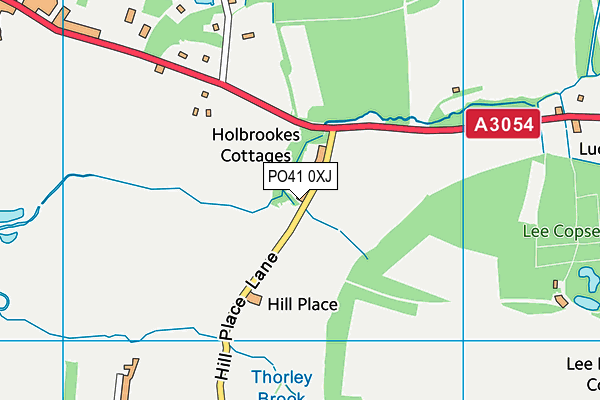 PO41 0XJ map - OS VectorMap District (Ordnance Survey)