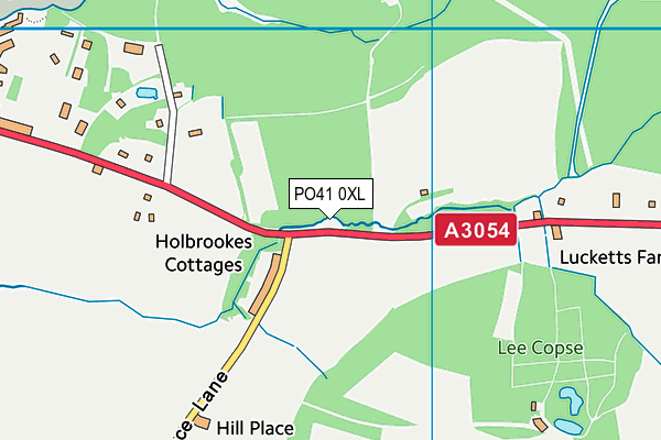 PO41 0XL map - OS VectorMap District (Ordnance Survey)