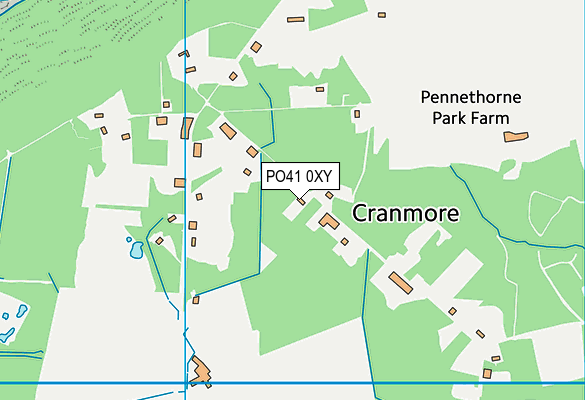 PO41 0XY map - OS VectorMap District (Ordnance Survey)