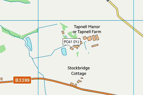 PO41 0YJ map - OS VectorMap District (Ordnance Survey)