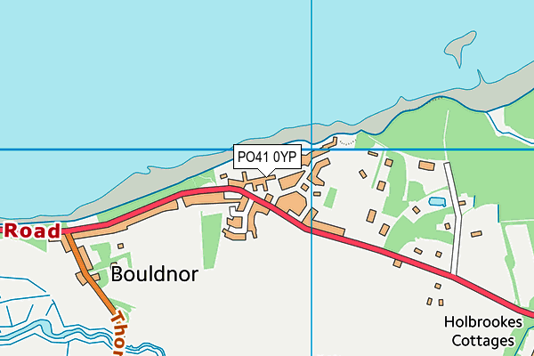 PO41 0YP map - OS VectorMap District (Ordnance Survey)