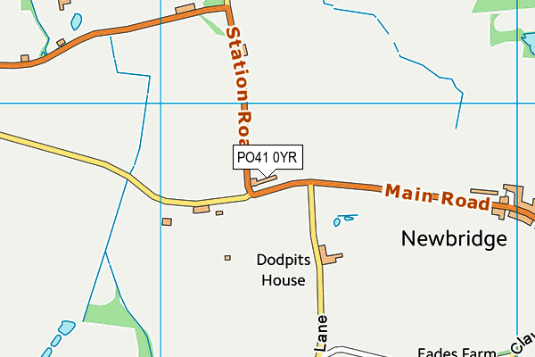 PO41 0YR map - OS VectorMap District (Ordnance Survey)