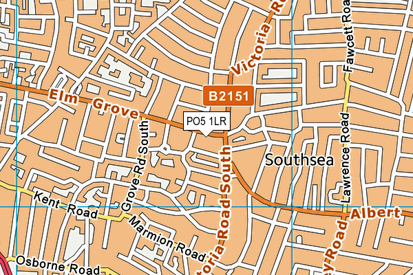 PO5 1LR map - OS VectorMap District (Ordnance Survey)