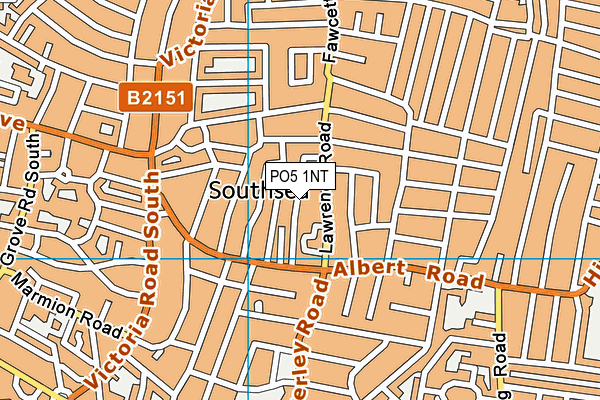 PO5 1NT map - OS VectorMap District (Ordnance Survey)