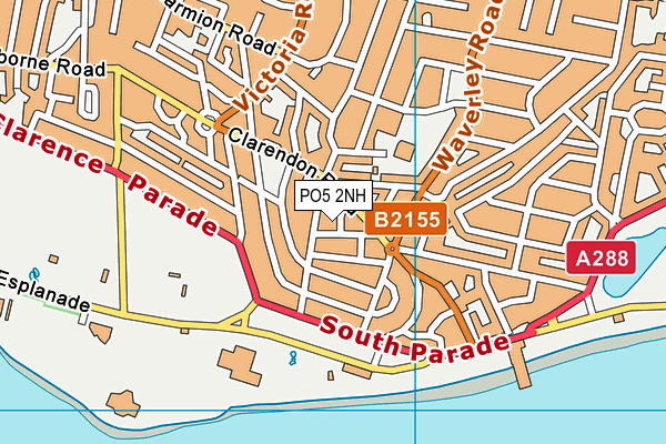 PO5 2NH map - OS VectorMap District (Ordnance Survey)