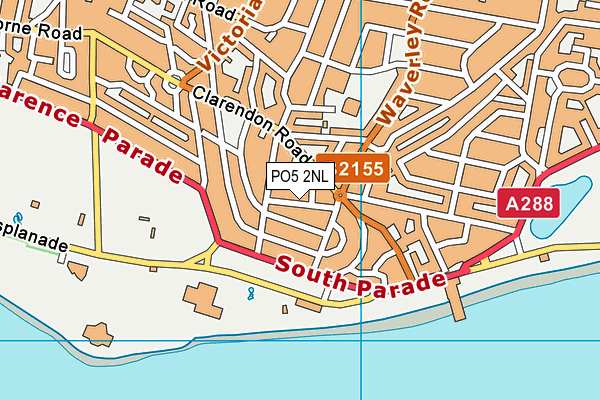 PO5 2NL map - OS VectorMap District (Ordnance Survey)