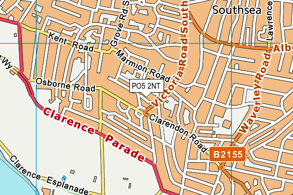 PO5 2NT map - OS VectorMap District (Ordnance Survey)