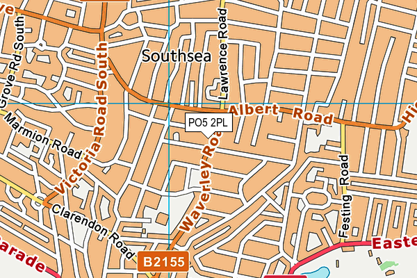 PO5 2PL map - OS VectorMap District (Ordnance Survey)