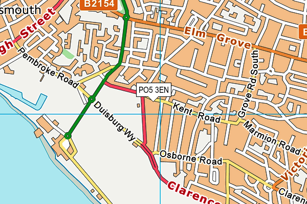 PO5 3EN map - OS VectorMap District (Ordnance Survey)