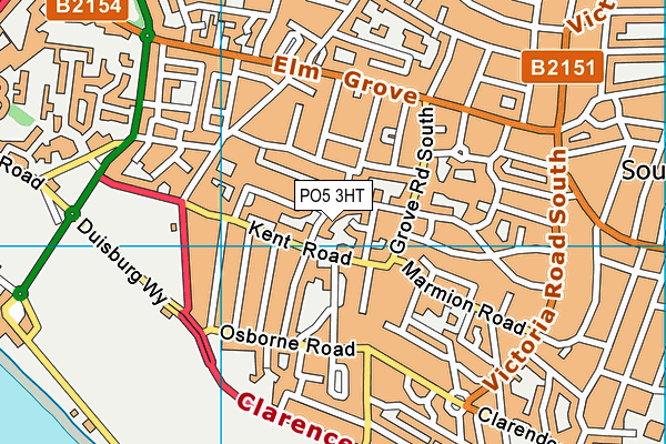 PO5 3HT map - OS VectorMap District (Ordnance Survey)