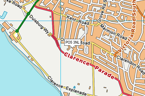 PO5 3NL map - OS VectorMap District (Ordnance Survey)