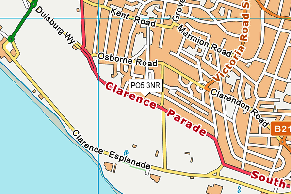 PO5 3NR map - OS VectorMap District (Ordnance Survey)