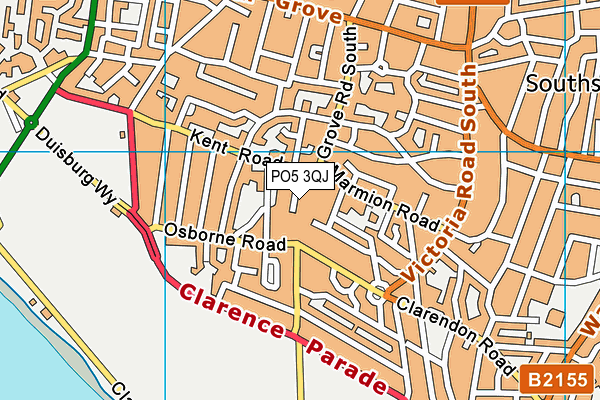 PO5 3QJ map - OS VectorMap District (Ordnance Survey)