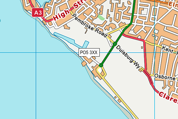 PO5 3XX map - OS VectorMap District (Ordnance Survey)