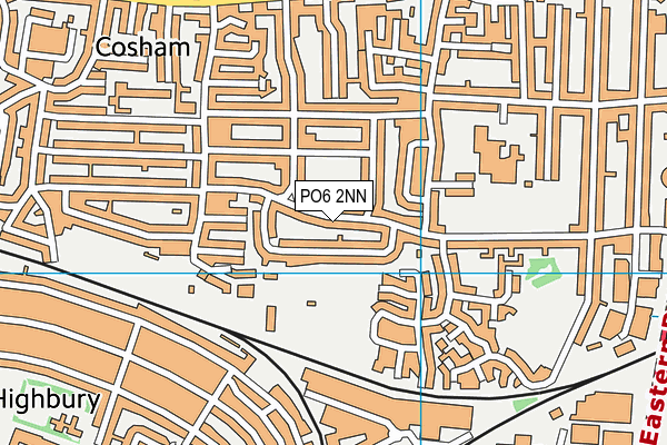 PO6 2NN map - OS VectorMap District (Ordnance Survey)