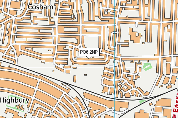 PO6 2NP map - OS VectorMap District (Ordnance Survey)