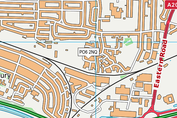 PO6 2NQ map - OS VectorMap District (Ordnance Survey)