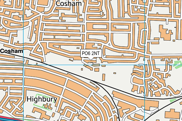PO6 2NT map - OS VectorMap District (Ordnance Survey)