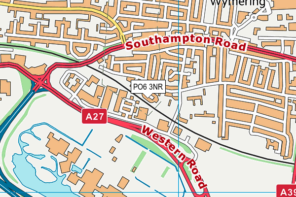 PO6 3NR map - OS VectorMap District (Ordnance Survey)