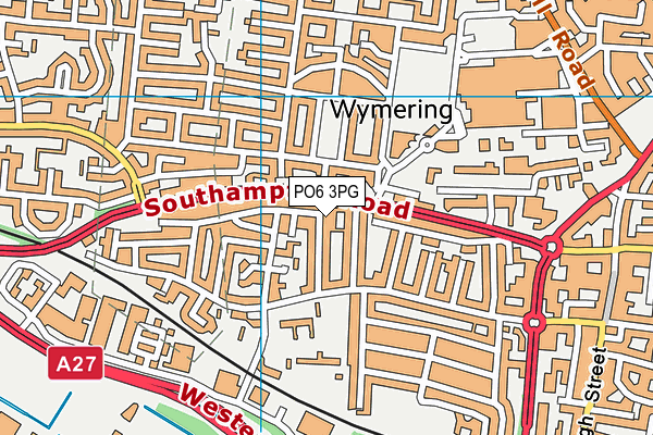 PO6 3PG map - OS VectorMap District (Ordnance Survey)