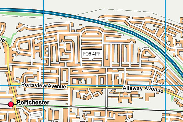 PO6 4PP map - OS VectorMap District (Ordnance Survey)