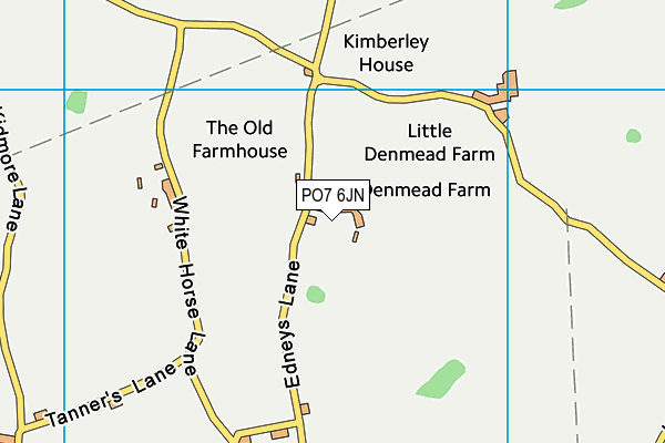 PO7 6JN map - OS VectorMap District (Ordnance Survey)