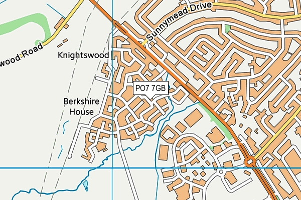 PO7 7GB map - OS VectorMap District (Ordnance Survey)