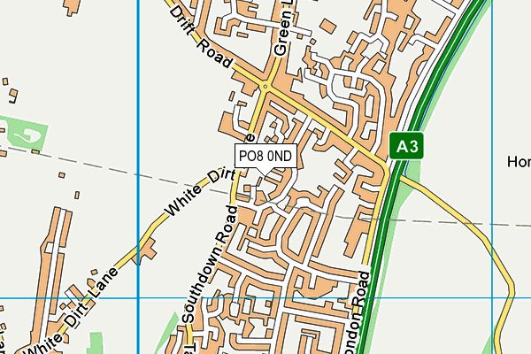 PO8 0ND map - OS VectorMap District (Ordnance Survey)