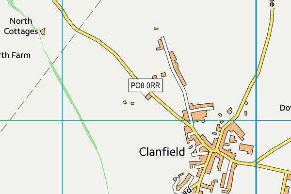 PO8 0RR map - OS VectorMap District (Ordnance Survey)