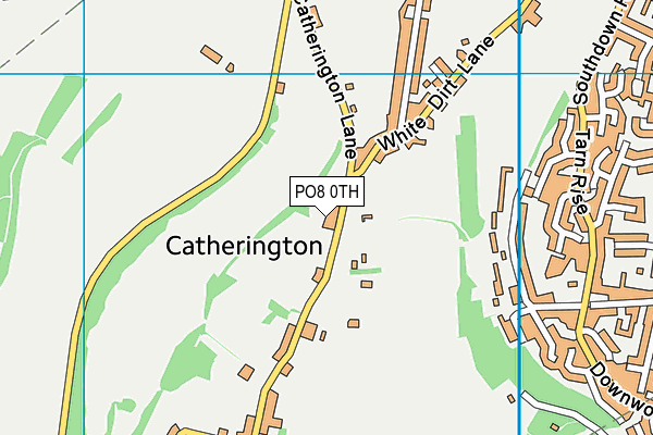 PO8 0TH map - OS VectorMap District (Ordnance Survey)