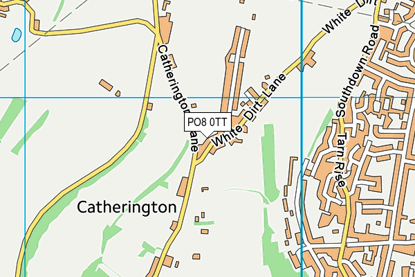 PO8 0TT map - OS VectorMap District (Ordnance Survey)